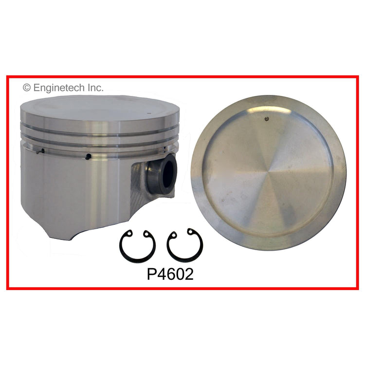 Enginetech P4602(1)STD Engine Single Piston Without Rings for Nissan and Infiniti Models