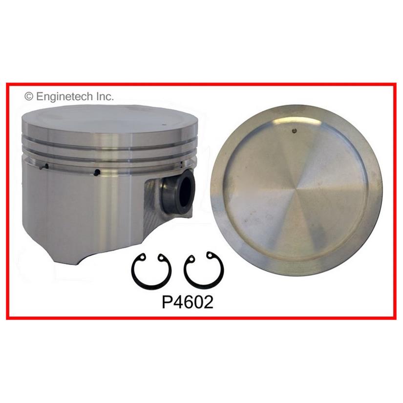 Enginetech P4602(4).50 Engine Piston Set Without Rings for Nissan and Infiniti