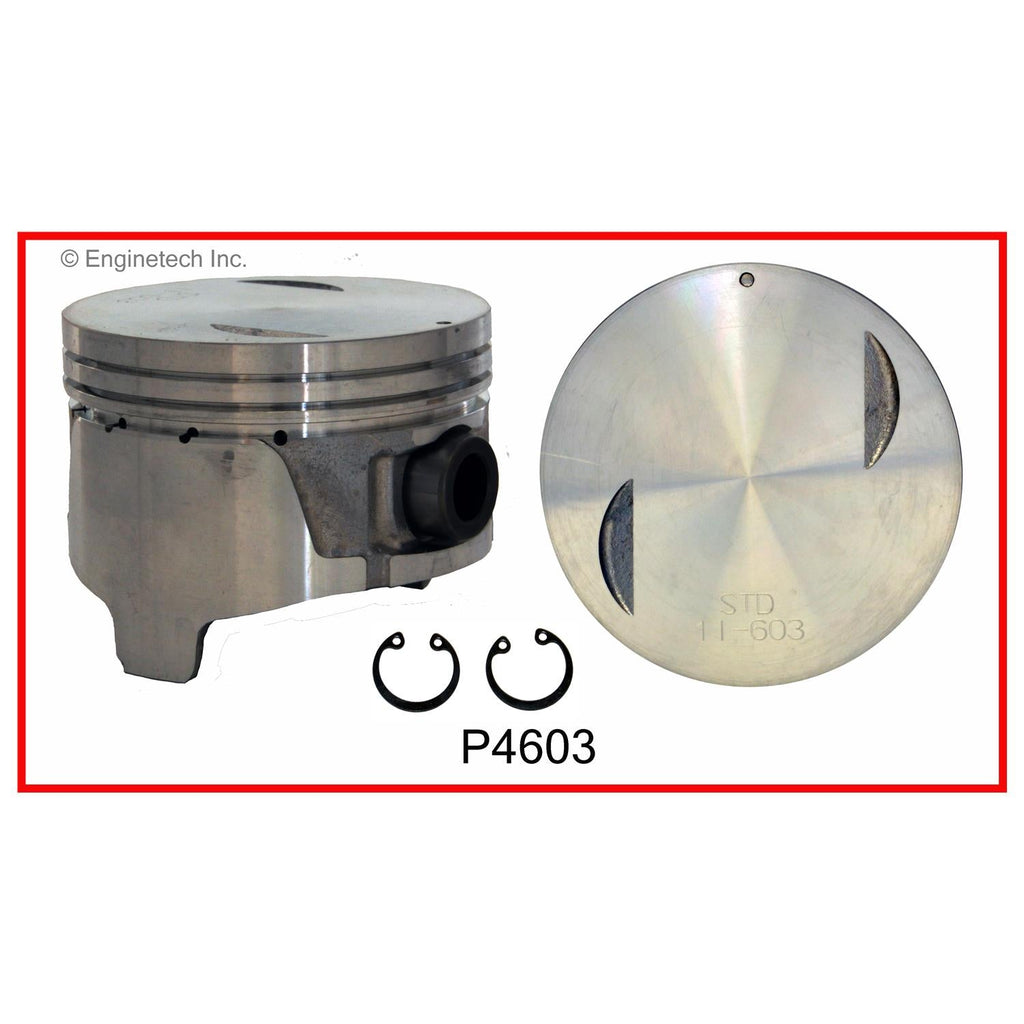 Enginetech P4603(1).50 Engine Single Piston Without Rings for Nissan and Infiniti Models