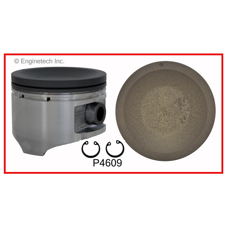 Enginetech P4609(1)STD Engine Single Piston for Nissan 240SX and Altima