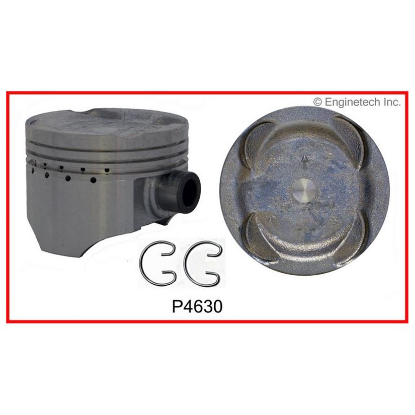 Enginetech Piston Set for Suzuki Sidekick & Chevrolet Tracker - Without Rings