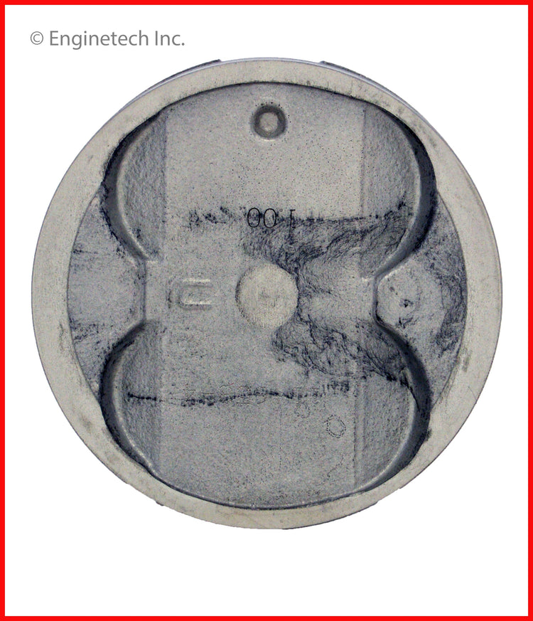 Enginetech P4649(4)STD Engine Piston Set Without Rings for Toyota Corolla and MR2