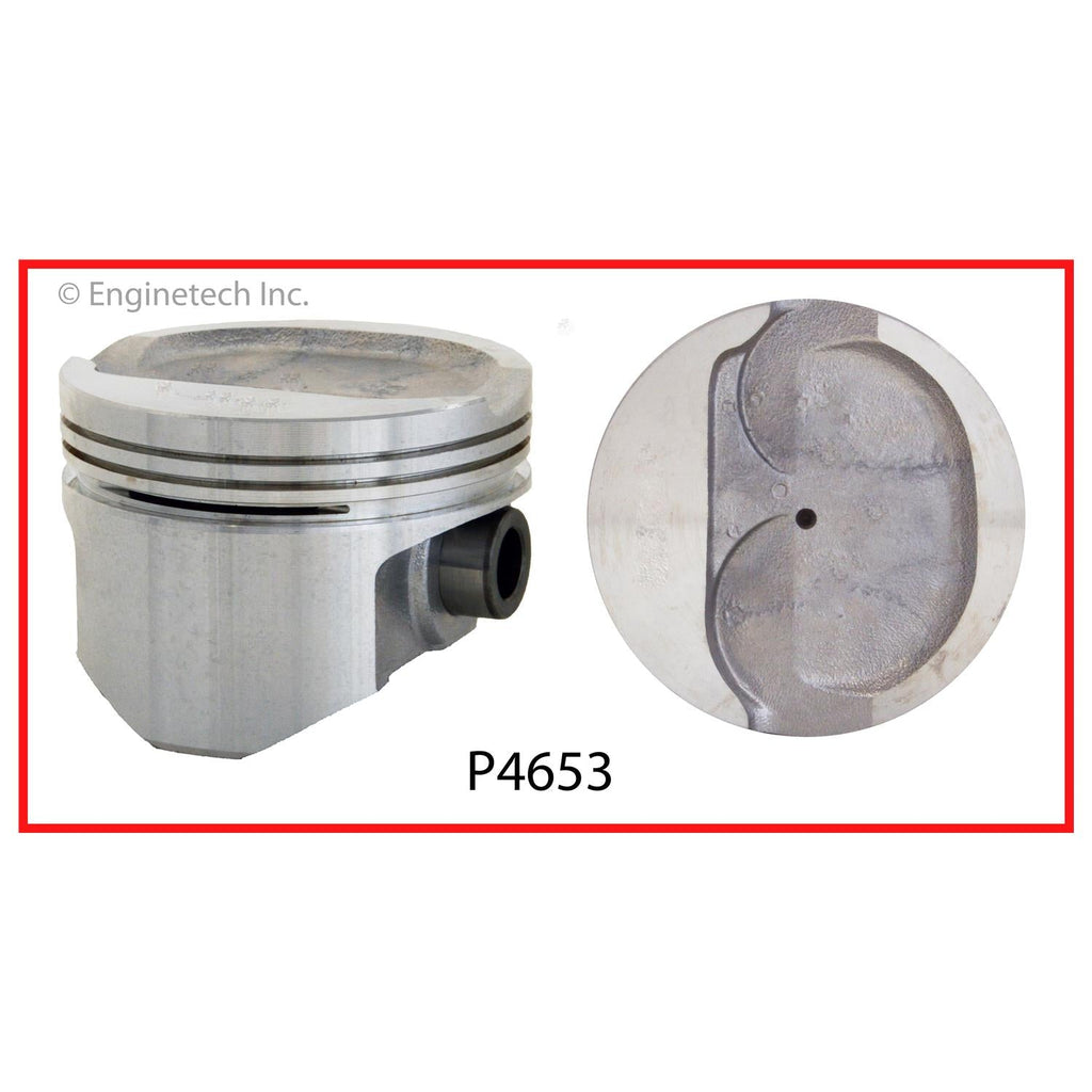 Enginetech P4653(1.75) Engine Single Piston for Toyota 4Runner & Pickup