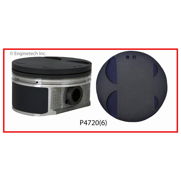 Enginetech P4720(1)STDR Engine Single Piston Without Rings for Toyota and Lexus Models