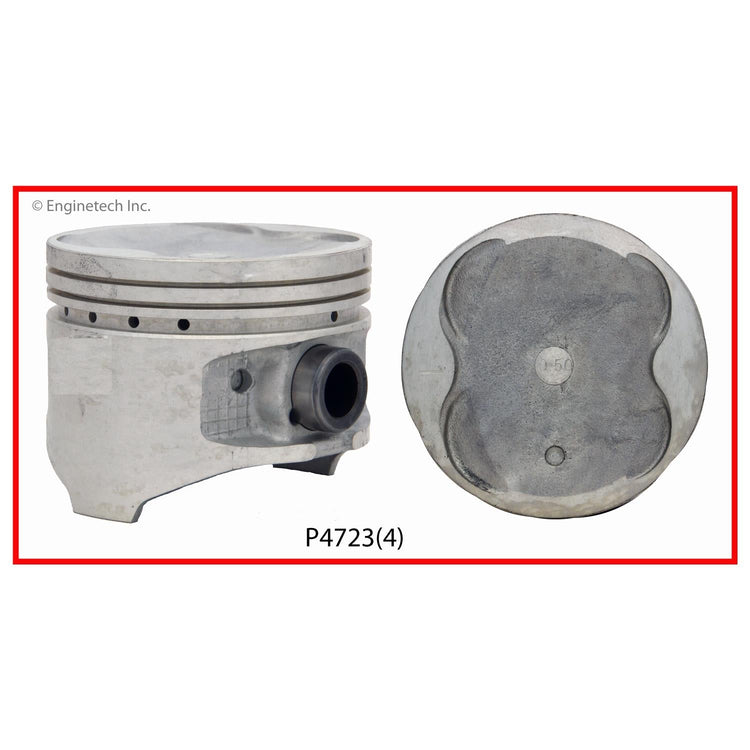 Enginetech P4723(4)STD Engine Piston Set Without Rings for Toyota RAV4 (1996-1997)
