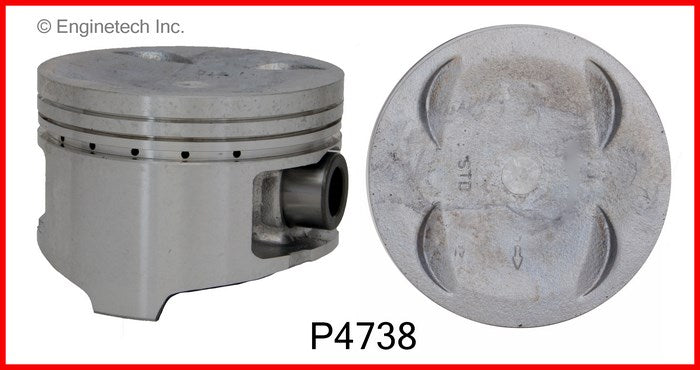 Enginetech P4738(4)STD Engine Piston Set for Honda CR-V (1997-1998) – Without Rings