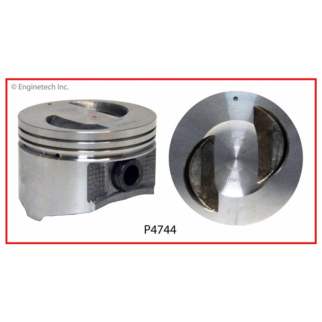 Enginetech P4744(1)STD Engine Single Piston for Nissan and Mercury Vehicles