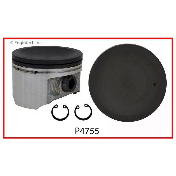Enginetech P4755(1).50 Engine Single Piston Without Rings for Nissan Vehicles