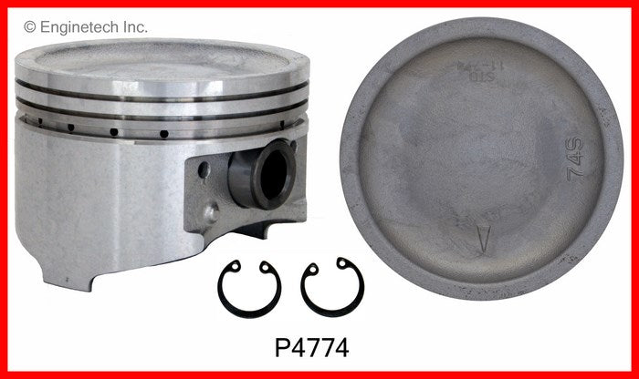 Enginetech P4774(6)100 Engine Piston Set without Rings for Mitsubishi Montero & Montero Sport