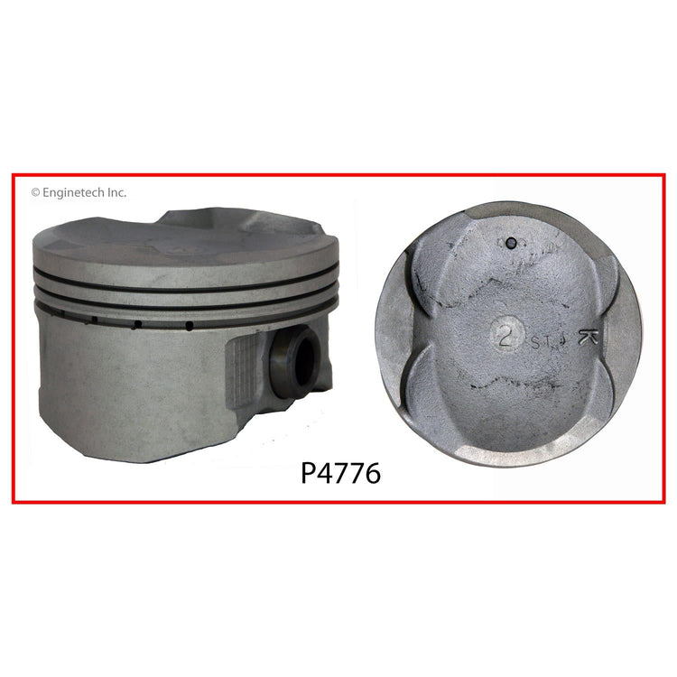 Enginetech P4776(4).50 Engine Piston Set Without Rings for Toyota and Scion Models