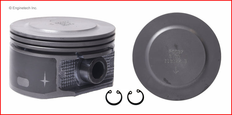 Enginetech P4807(1).50 Engine Single Piston Without Rings for 2004-2007 Jeep and Dodge Models