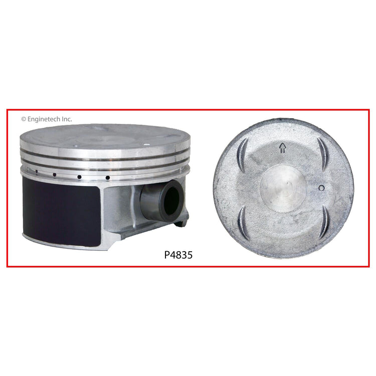 Enginetech P4835(6)STD Engine Piston Set Without Rings for Honda Odyssey (1999-2001)