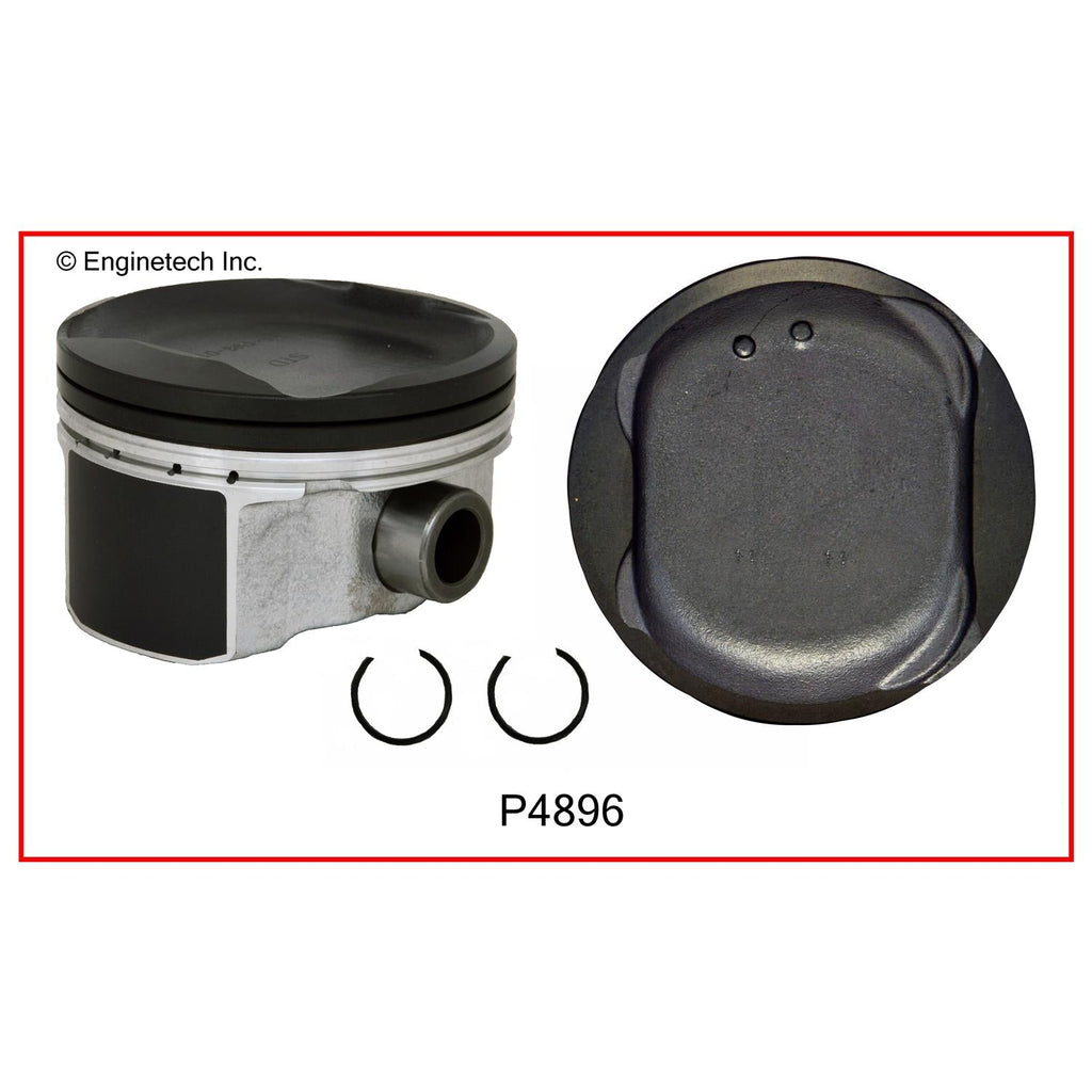 Enginetech Piston Set Without Rings for Toyota and Scion 2012-2015 Models