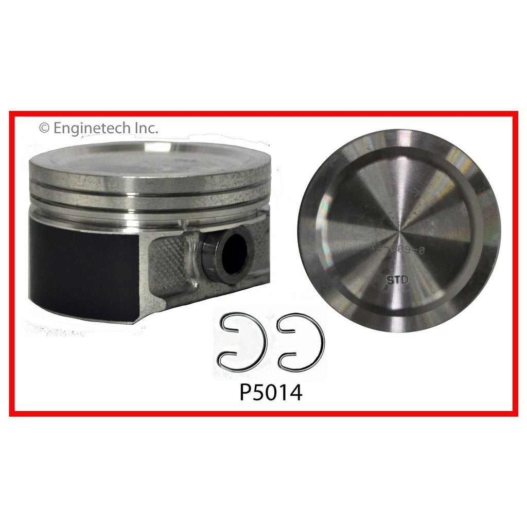 Enginetech P5014(1).75) Engine Single Piston Without Rings for 2012 Ford E-150