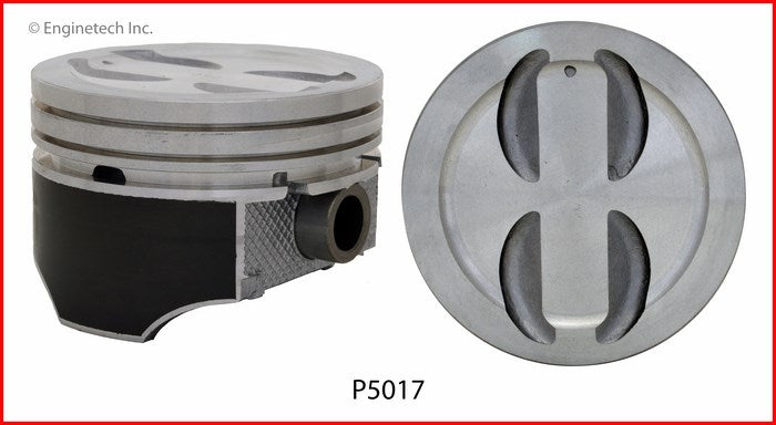 Enginetech Piston Set Without Rings - Compatible with 4.00 In Bore Engines