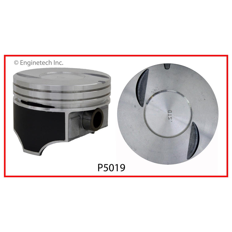 Enginetech P5019(1)040 Engine Single Piston for Chevrolet Trucks and Suburbans