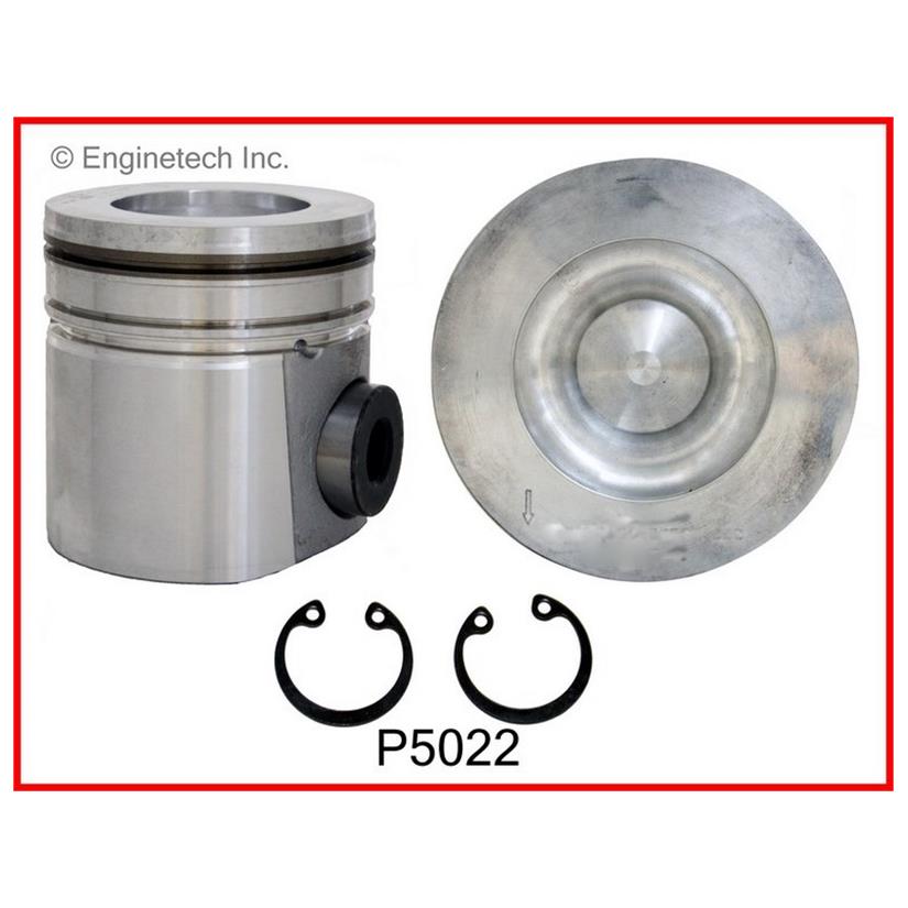 Enginetech P5022(6)040 Engine Piston Set Without Rings for Dodge Ram 2500 & 3500 (1998-2002)