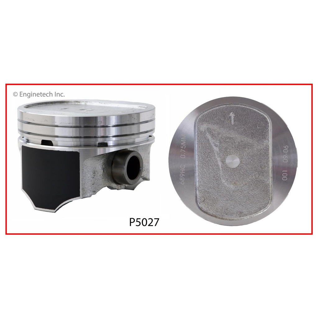 Enginetech P5027(1)020 Engine Single Piston for Dodge B1500 and B2500 Models