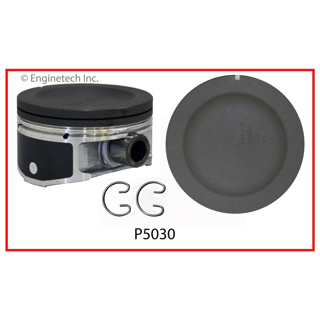 Enginetech P5030(1.75) Single Piston Without Rings for Buick, Chevrolet, Pontiac (2004-2006)