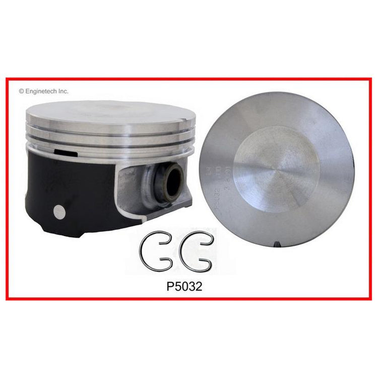 Enginetech P5032(6)100 Engine Piston Set Without Rings for Ford Mustang & Windstar