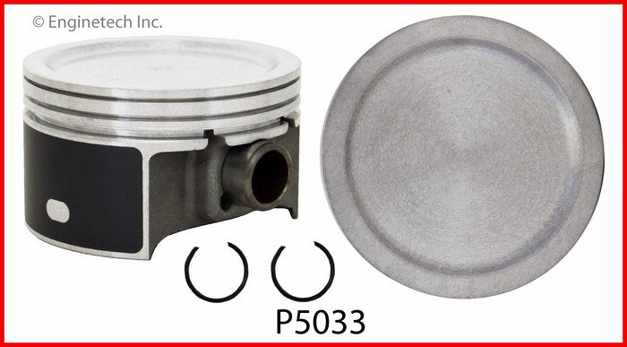 Enginetech P5033(4).50 Engine Piston Set Without Rings for Saturn Models