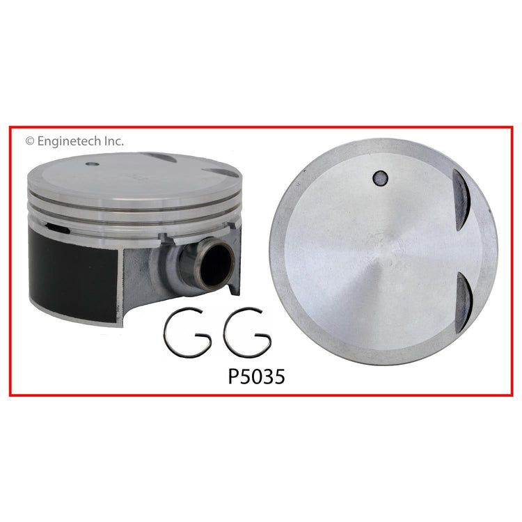 Enginetech P5035(1)STD Single Piston Without Rings for Saturn SC2, SL2, SW2 (1999-2002)