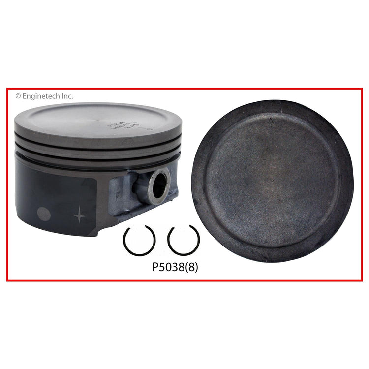Enginetech P5038(1)040 Single Piston for Cadillac Escalade ESV & EXT