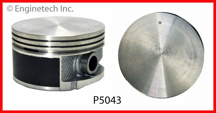 Enginetech Piston Set without Rings for 2002-2004 Chrysler Town & Country and Dodge Caravan
