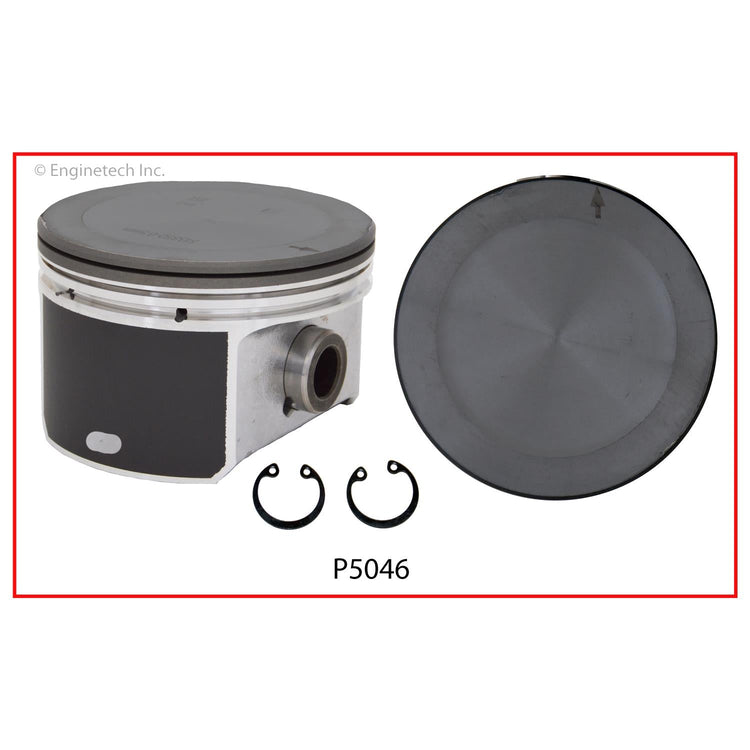 Enginetech P5046(6)STD Engine Piston Set Without Rings for Chrysler 300M and Concorde