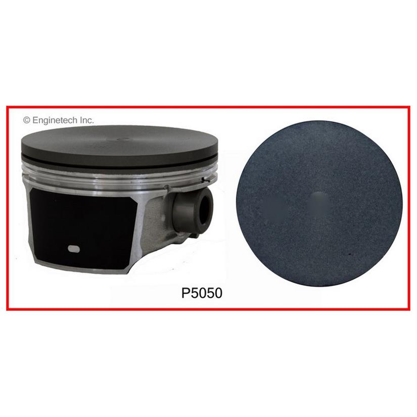 Enginetech P5050(4)STD Engine Piston Set Without Rings for Ford and Mercury Models