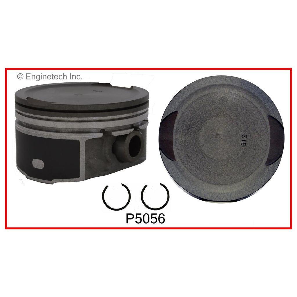 Enginetech P5056(8).50 Engine Piston Set Without Rings for Ford and Mercury Vehicles