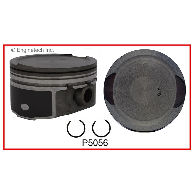 Enginetech P5056(8).50 Engine Piston Set Without Rings for Ford and Mercury Vehicles