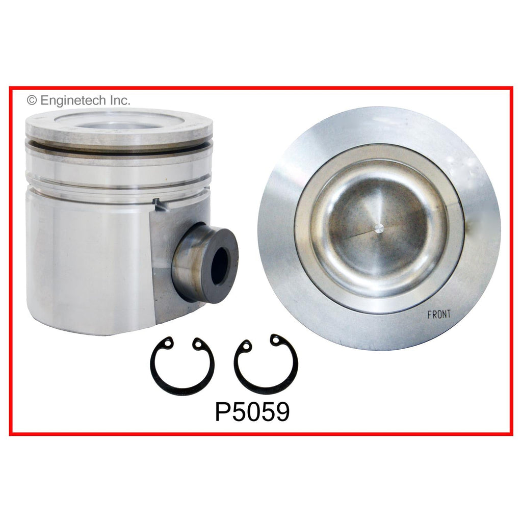 Enginetech P5059(1)100 Single Piston - Without Rings for Dodge Ram 2500 and 3500