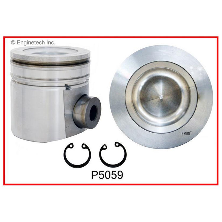 Enginetech P5059(6)STD Engine Piston Set Without Rings for Dodge Ram 2500 & 3500 (2003-2004)