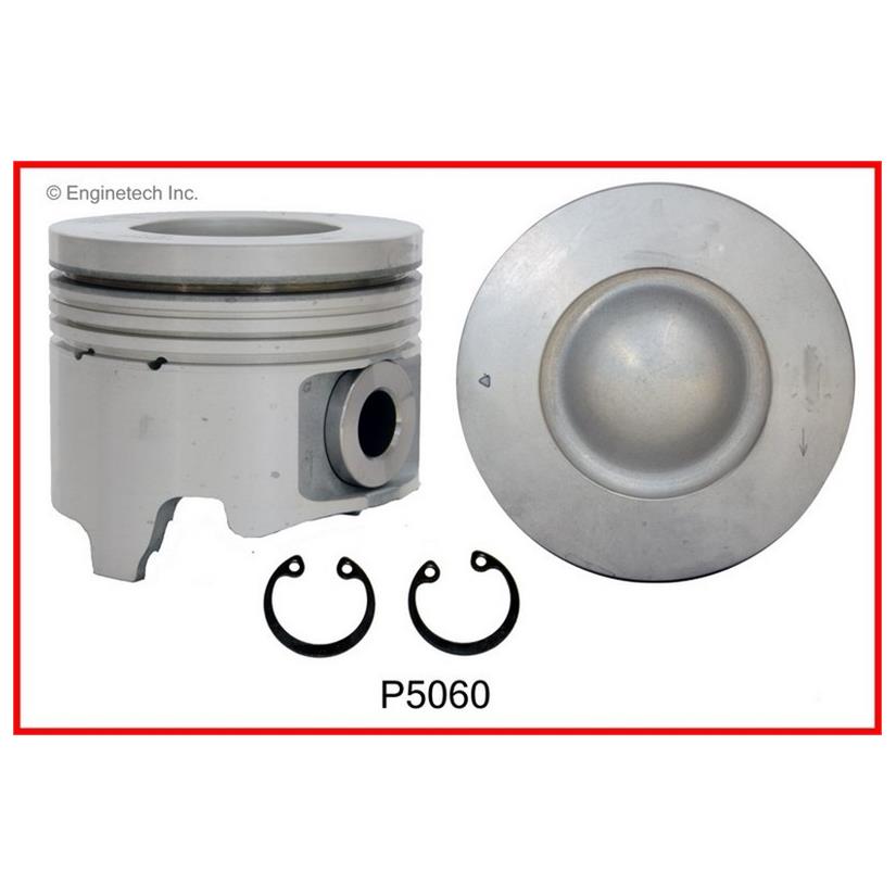 Enginetech P5060(8).50 Engine Piston Set Without Rings for Chevy Silverado & GMC Sierra 2004-2005