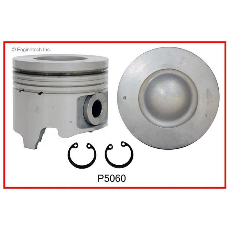 Enginetech P5060(8)STD Engine Piston Set Without Rings for Chevy Silverado & GMC Sierra