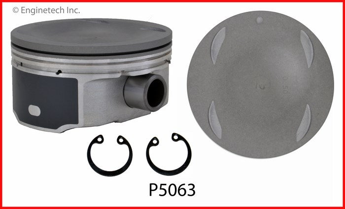 Enginetech P5063(8).50 Engine Piston Set Without Rings for Nissan 2012-2014 Models