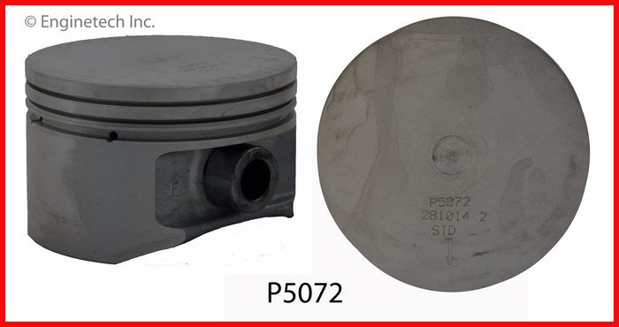 Enginetech P5072(6).75 Engine Piston Set Without Rings for Ford Explorer, Mazda B4000, Mercury Mountaineer, and Ford Ranger