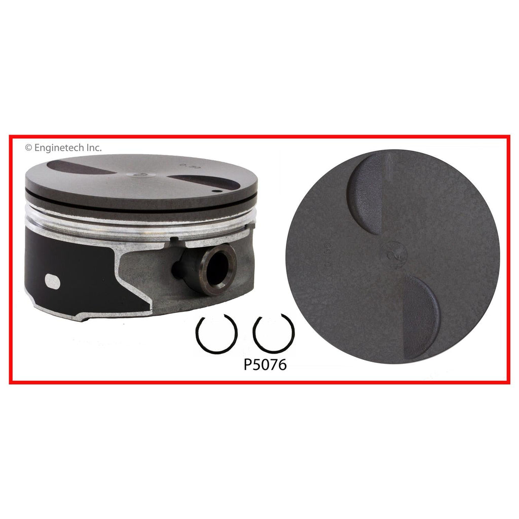 Enginetech P5076(1)STD Single Piston for Cadillac Escalade and GMC Yukon Engines