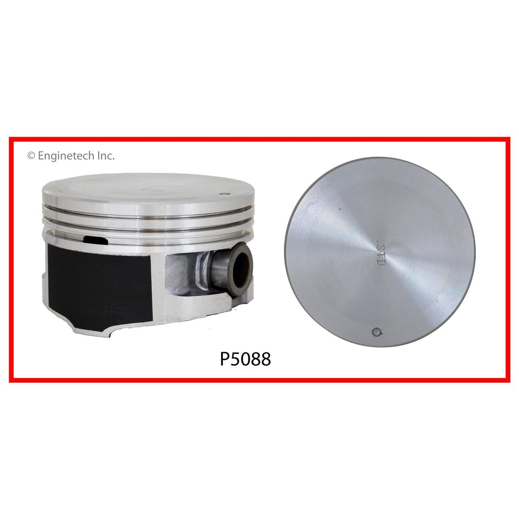 Enginetech P5088(8)STD Engine Piston Set Without Rings for Ford Mustang and Lincoln Models