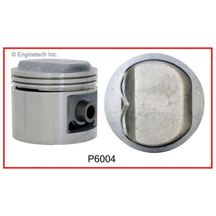 Enginetech P6004(8)060 Engine Piston Set Without Rings for Buick Models