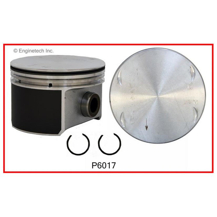 Enginetech P6017(6).50 Engine Piston Set Without Rings for Chrysler and Dodge Models