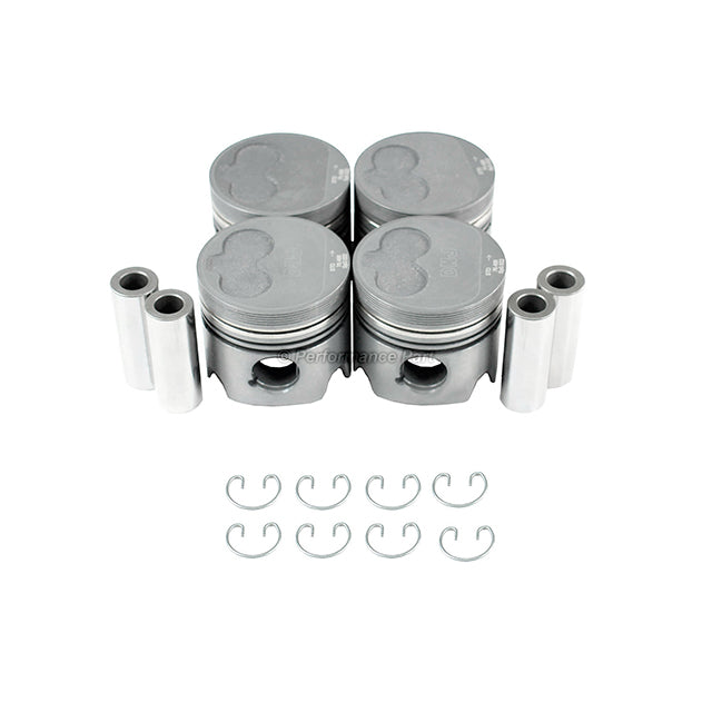 Pistons w/ Rings for 05-09 Audi A4 3.2L V6 DOHC 24v
