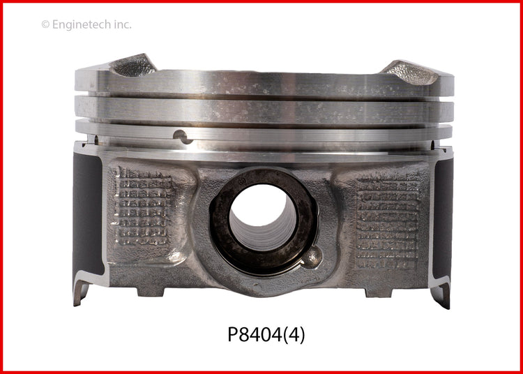 Enginetech P8404(4)STD Engine Piston Set Without Rings for Subaru XV Crosstrek (2013-2015)