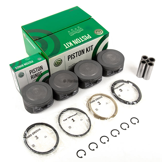 Pistons w/ Rings for 04-06 Chevrolet 2.8L L4 DOHC 16v
