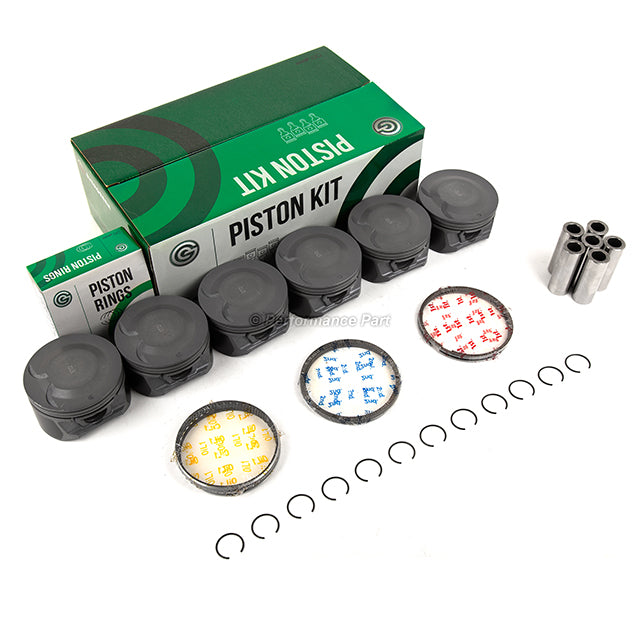 Pistons w/ Rings for 06-09 Buick 4.2L L6 DOHC 24v LL8