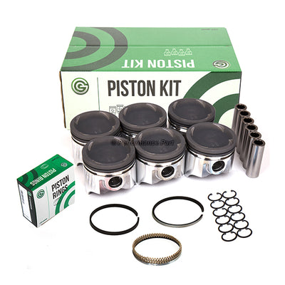 Pistons Main Rod Bearings Fits 87-92 Toyota Supra Turbo 3.0L DOHC 7MGTE