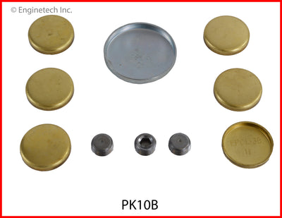 Enginetech PK10B Engine Expansion Plug Kit - Brass for Ford Custom and Country Sedan