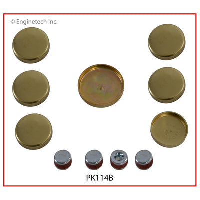 Enginetech Brass Engine Expansion Plug Kit - Part PK114B