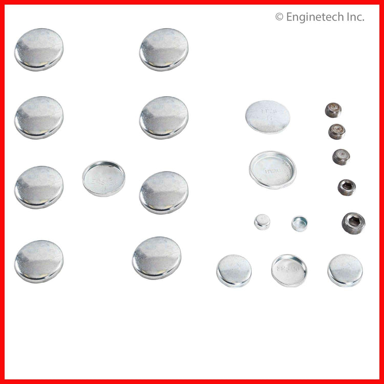 Enginetech PK14 Engine Expansion Plug Kit – Steel for Engine Maintenance and Repairs